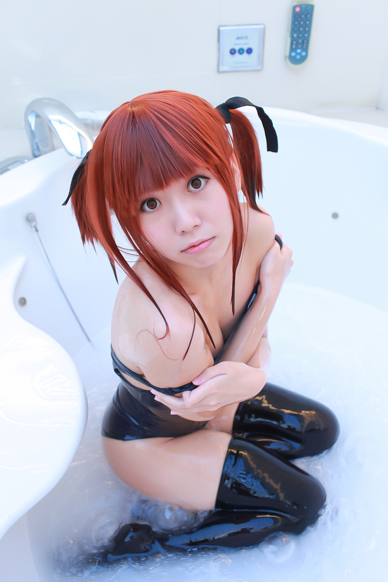 [Cosplay] Hot Maho Shojo Lyrical Nanoha 女优制服